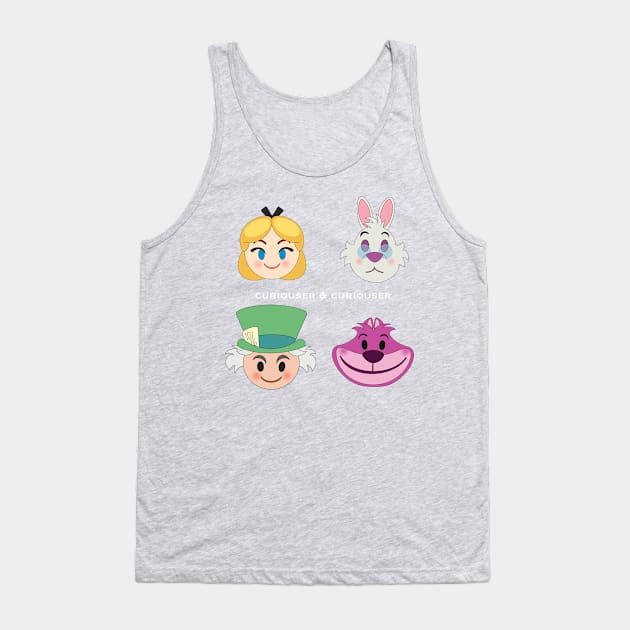 curiouser and curiouser Tank Top by BeckyDesigns